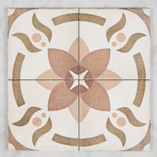 Paloma 200 x 200mm Decorative Matt Porcelain Tile